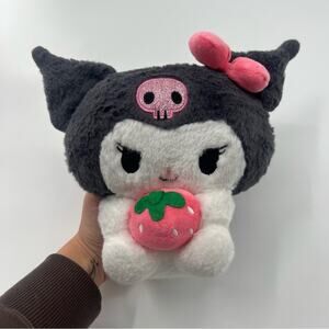 Sanrio Hello Kitty Kuromi My Melody Plush Strawberry Grey White Stuffed animal